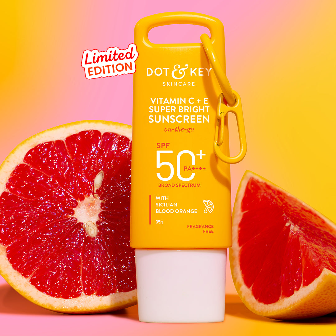 Vitamin C + E Sunscreen, SPF 50+ PA++++
Vitamin C + E Sunscreen, SPF 50+ PA++++