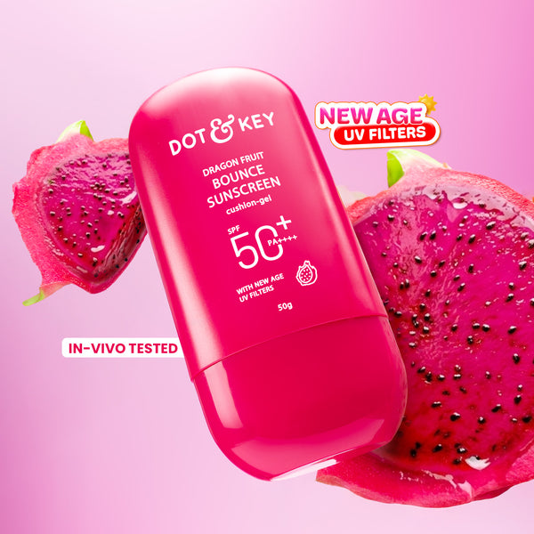 Dragon Fruit Bounce Gel Sunscreen SPF 50+ PA++++, With New-Age UV Filters