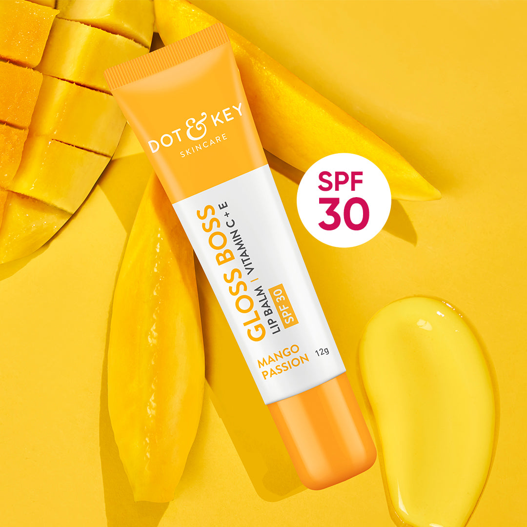 Mango Lip Balm with SPF 30 (Non-Tinted) by Dot & Key
Mango Lip Balm with SPF 30 (Non-Tinted) by Dot & Key