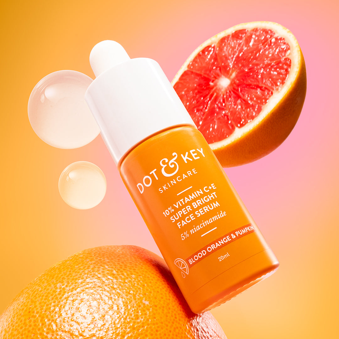 10% Vitamin C + E Face Serum with 5% Niacinamide
10% Vitamin C + E Face Serum with 5% Niacinamide