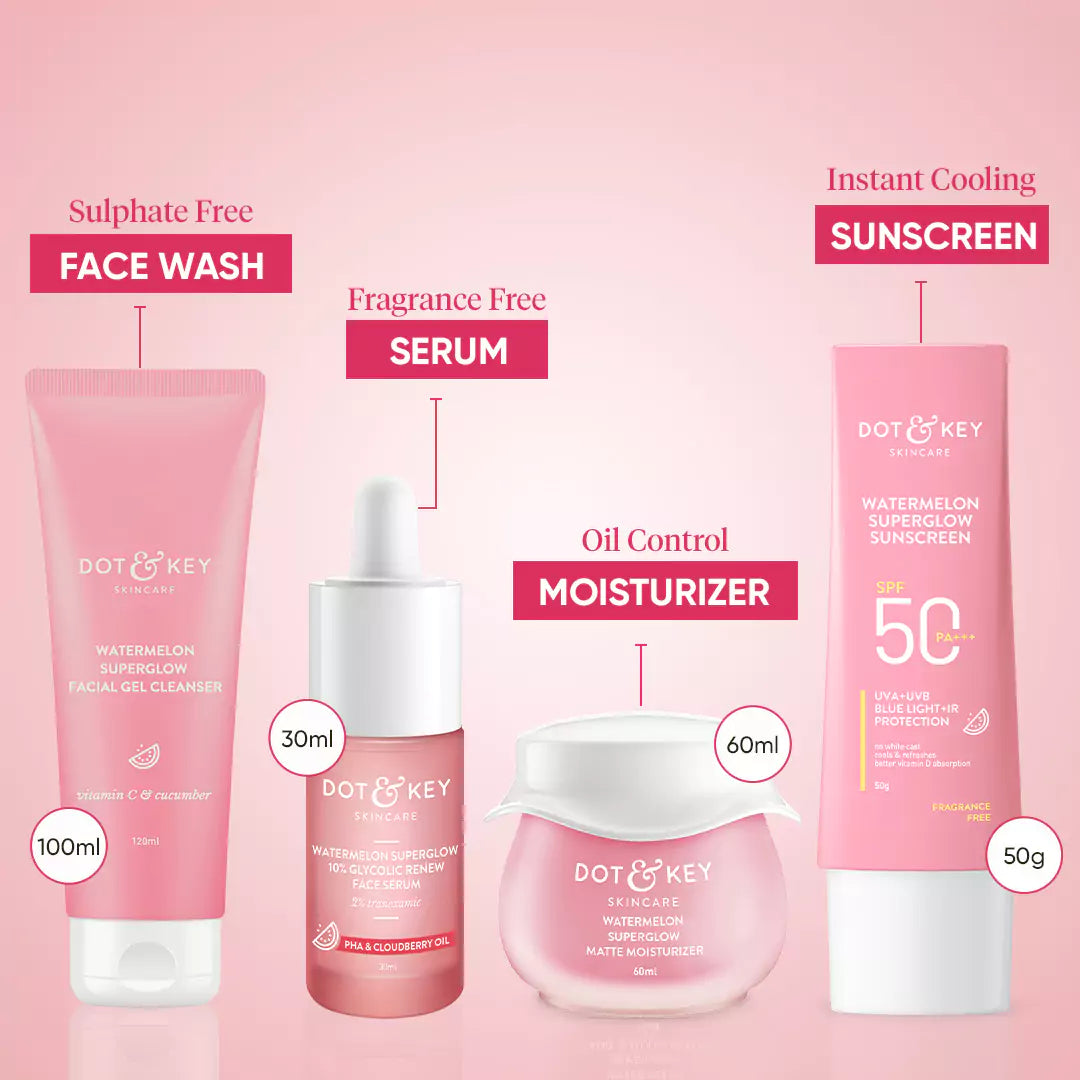 Watermelon Oil Free + Luminous Skin Combo
Watermelon Oil Free + Luminous Skin Combo