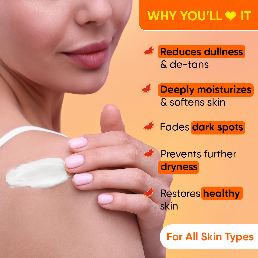 Vitamin C + E Body Lotion for Glowing Skin by Dot & Key
