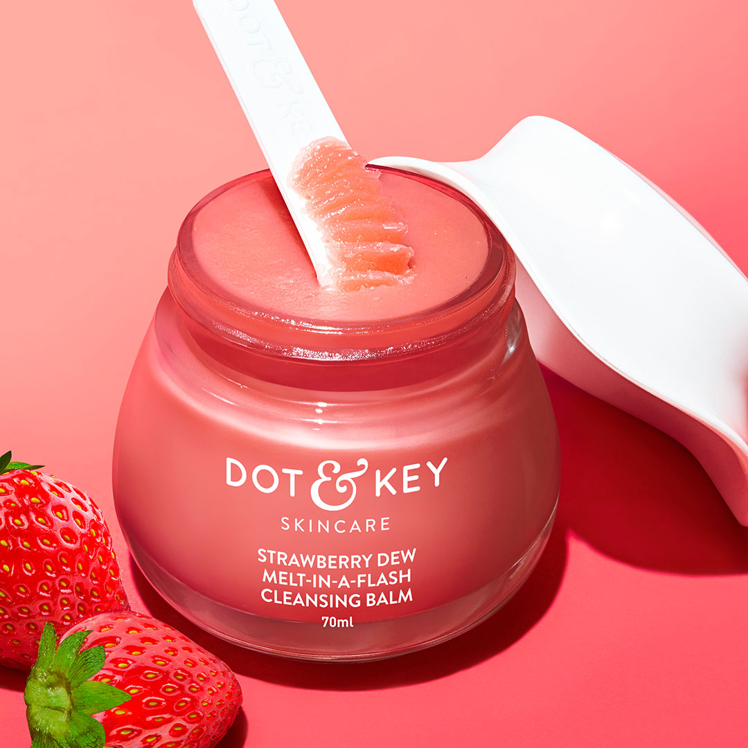 Strawberry Dew Cleansing Balm for Dewy Skin
Strawberry Dew Cleansing Balm for Dewy Skin
