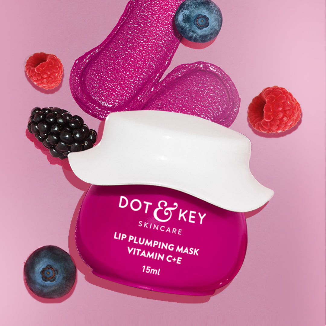 Lip Plumping Mask with Vitamin C + E
Lip Plumping Mask with Vitamin C + E