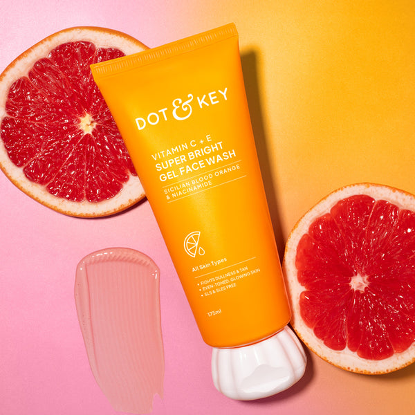 Vitamin C + E Gel Face Wash for Glowing Skin