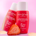 Strawberry Dew Tinted Sunscreen SPF 50+, Porcelain- Pack of 2