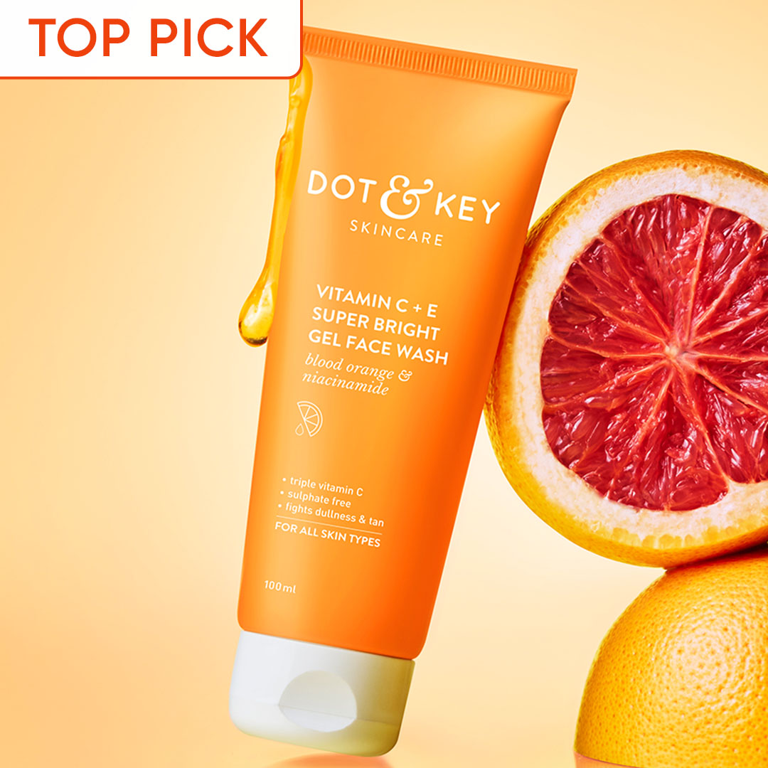 Vitamin C + E Gel Face Wash by Dot & Key
Vitamin C + E Gel Face Wash by Dot & Key