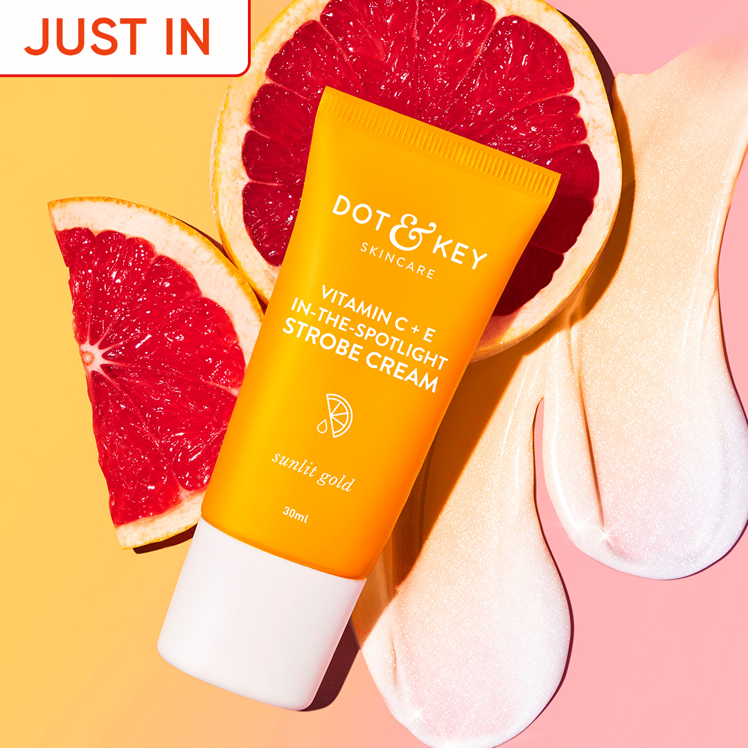 Strobe Cream with Vitamin C for Dewy Skin by Dot & Key
Strobe Cream with Vitamin C for Dewy Skin by Dot & Key