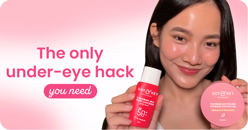 Winter Under-Eye Hack: Eye Patches + Tinted Sunscreen