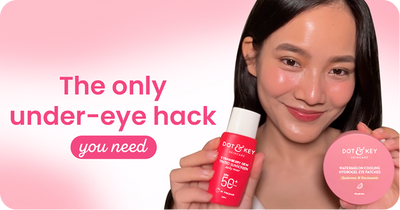 Winter Under-Eye Hack: Eye Patches + Tinted Sunscreen