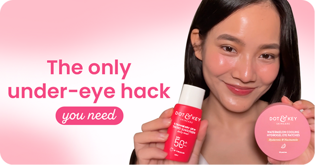 Winter Under-Eye Hack: Eye Patches + Tinted Sunscreen