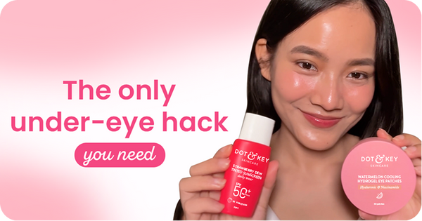 Winter Under-Eye Hack: Eye Patches + Tinted Sunscreen