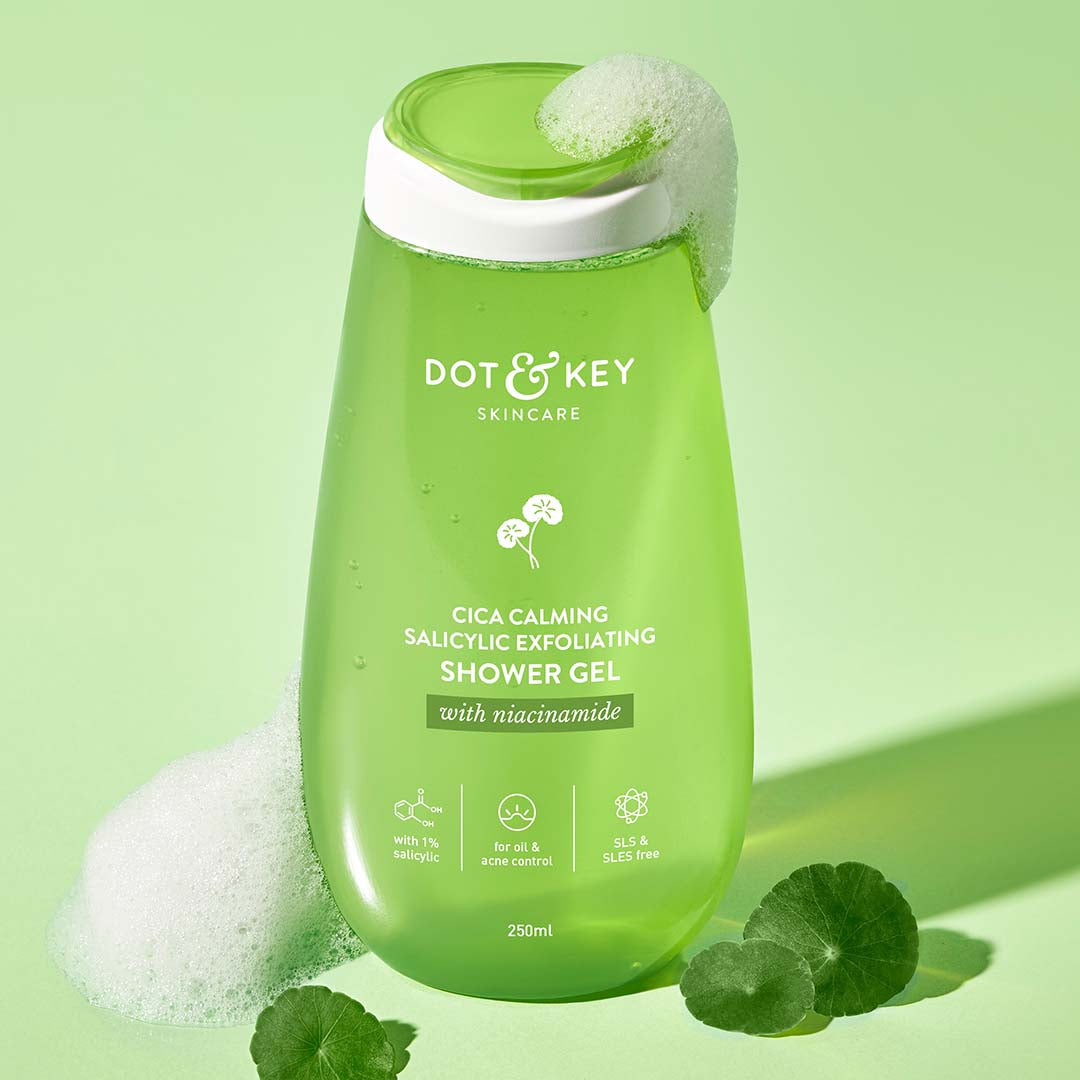 Cica + 1% Salicylic Acid Exfoliating Shower Gel -FREE