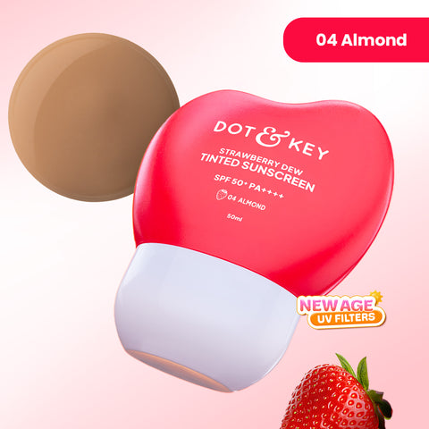 Strawberry Dew Tinted Sunscreen SPF 50+ PA++++ With New-Age UV Filters
