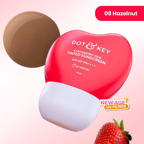 Strawberry Dew Tinted Sunscreen SPF 50+ PA++++ With New-Age UV Filters