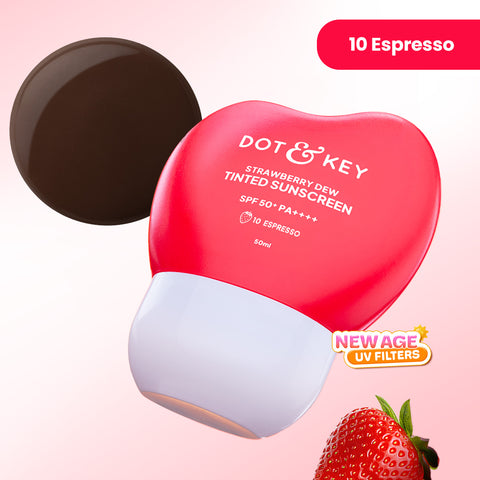 Strawberry Dew Tinted Sunscreen SPF 50+ PA++++ With New-Age UV Filters