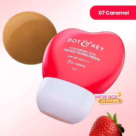 Strawberry Dew Tinted Sunscreen SPF 50+ PA++++ With New-Age UV Filters