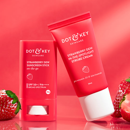 Dot & Key Easy Re-application Dewy Finish Non-Greasy Dot & Key Easy Re-application Dewy Finish Non-Greasy