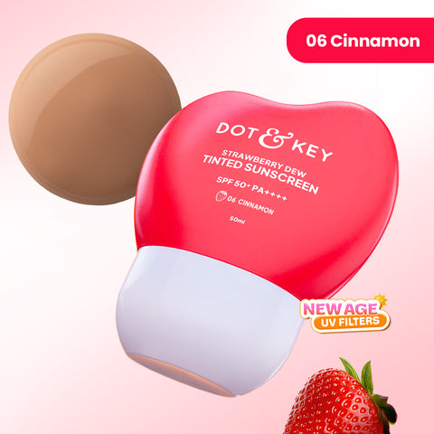 Strawberry Dew Tinted Sunscreen SPF 50+ PA++++ With New-Age UV Filters