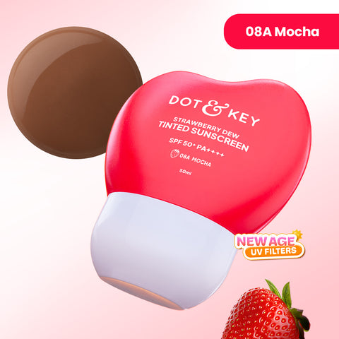 Strawberry Dew Tinted Sunscreen SPF 50+ PA++++ With New-Age UV Filters