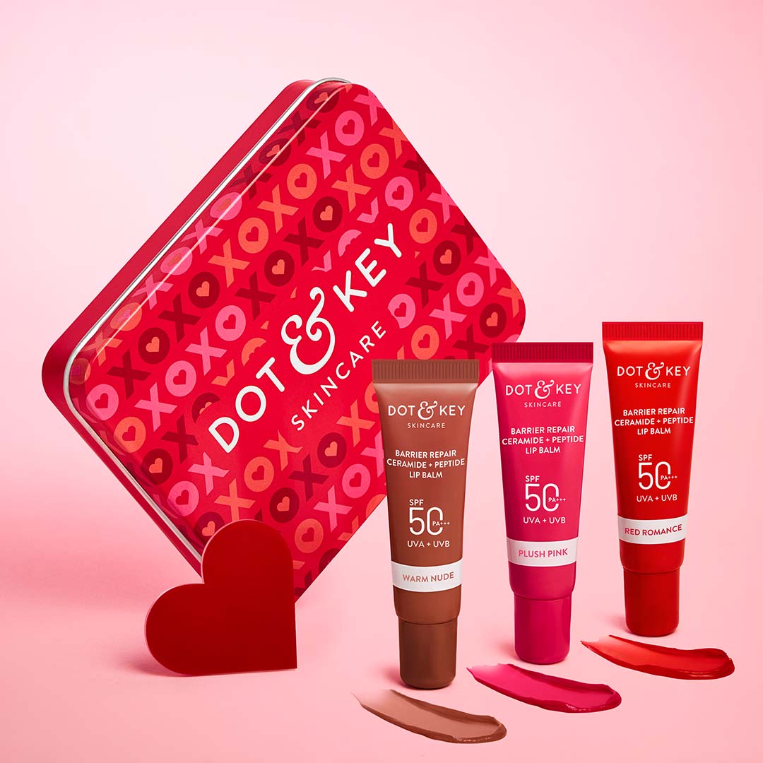 

Buy Lip Balm Tin Gift Box Set of 3 (Tinted) by Dot & Key, 10 x 3