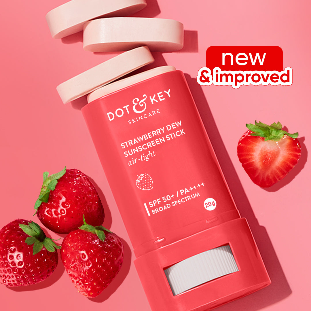 Tinted Sunscreen with SPF 50 & Strawberry Dew by Dot & Key