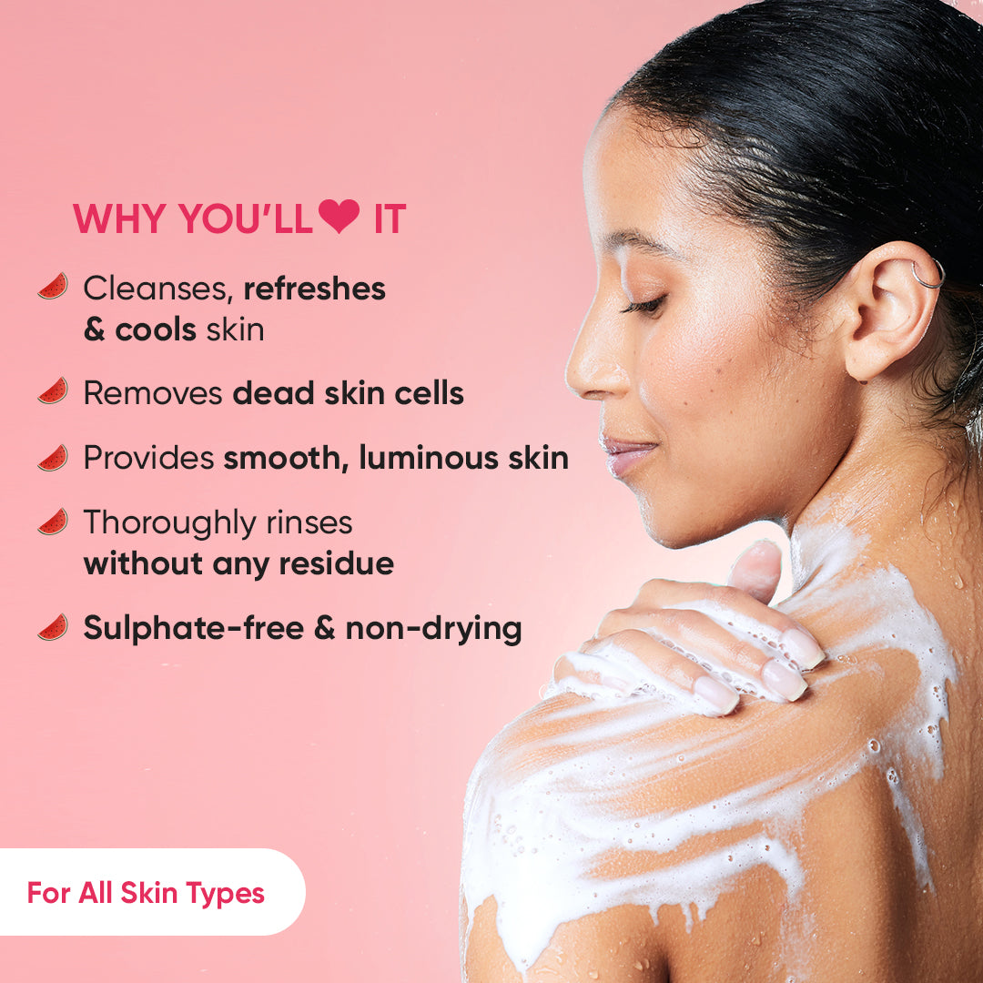 Glycolic Acid Shower Gel with Watermelon Cooling Effect