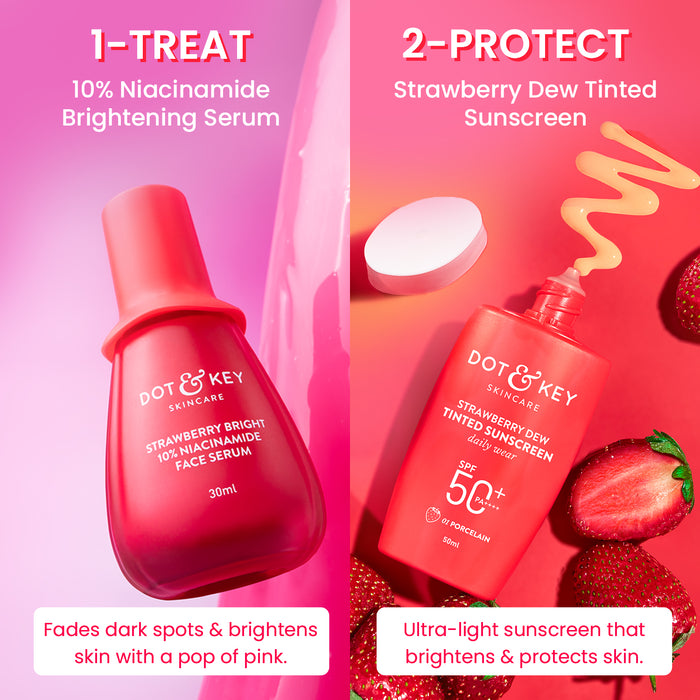 Strawberry + Niacinamide Bright Skin Duo
