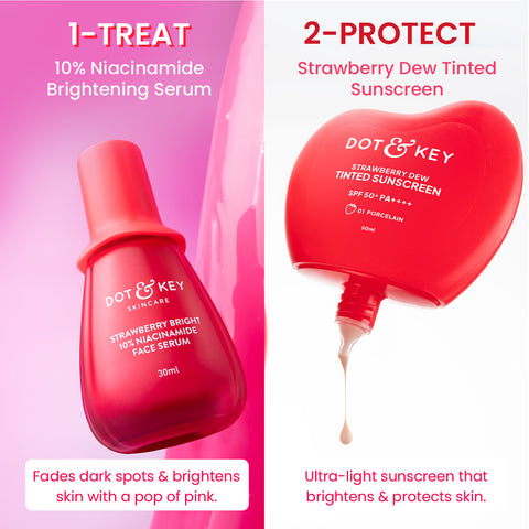 Strawberry + Niacinamide Bright Skin Duo