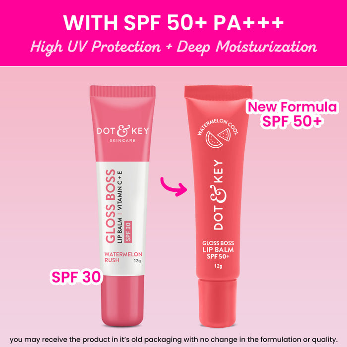 Vitamin C + E Gloss Boss Lip Balm In-Vivo Tested SPF 50+ PA+++