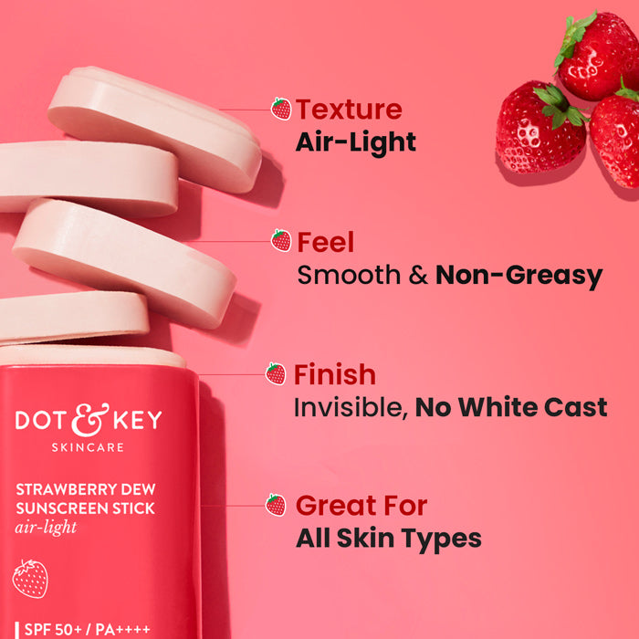 Strawberry Dew Sunscreen Stick SPF 50+ PA++++