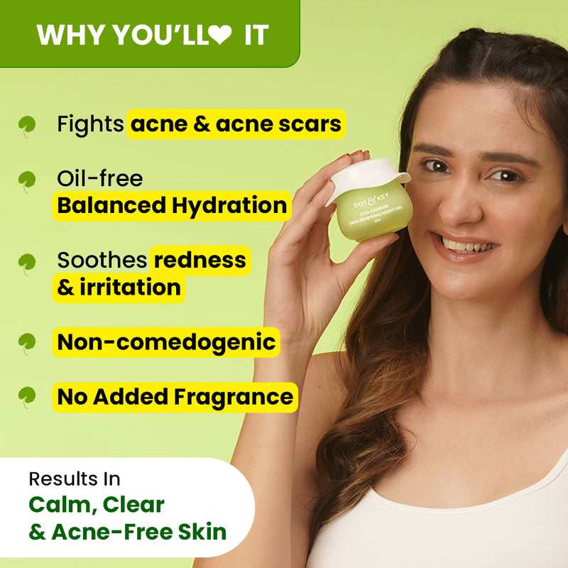 Cica Calming Night Gel (Niacinamide + Green Tea)