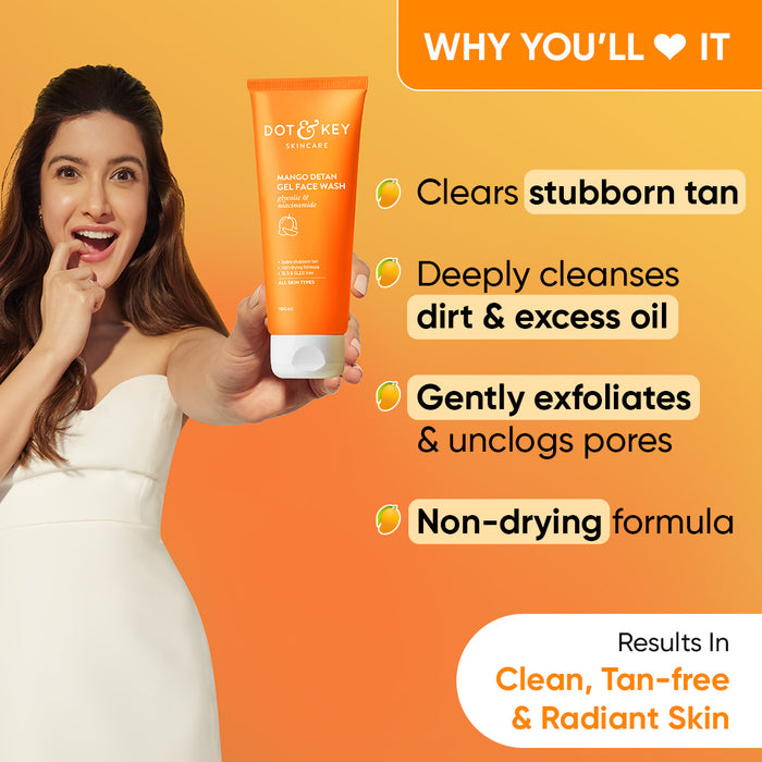 Mango Detan Gel Face Wash