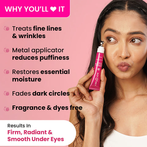 Pomegranate + Retinol Eye Cream for Dark Circles