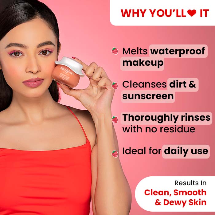 Strawberry Dew Cleansing Balm for Dewy Skin