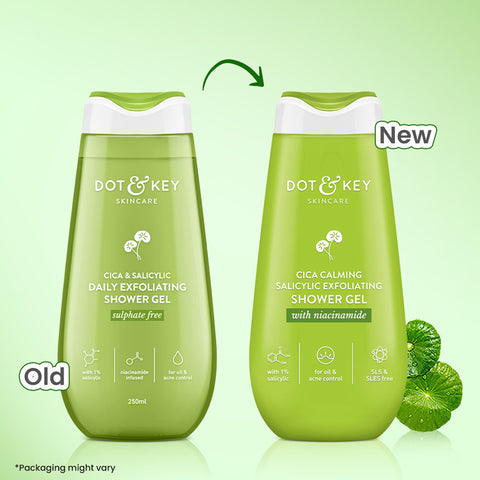 Cica + 1% Salicylic Acid Exfoliating Shower Gel -FREE