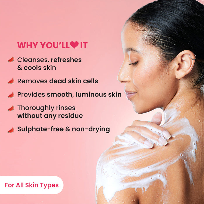 Watermelon Cooling Glycolic Acid Shower Gel