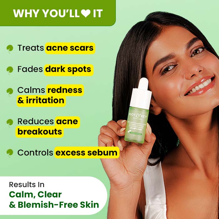 Cica + 10% Niacinamide Face Serum for Oily Skin