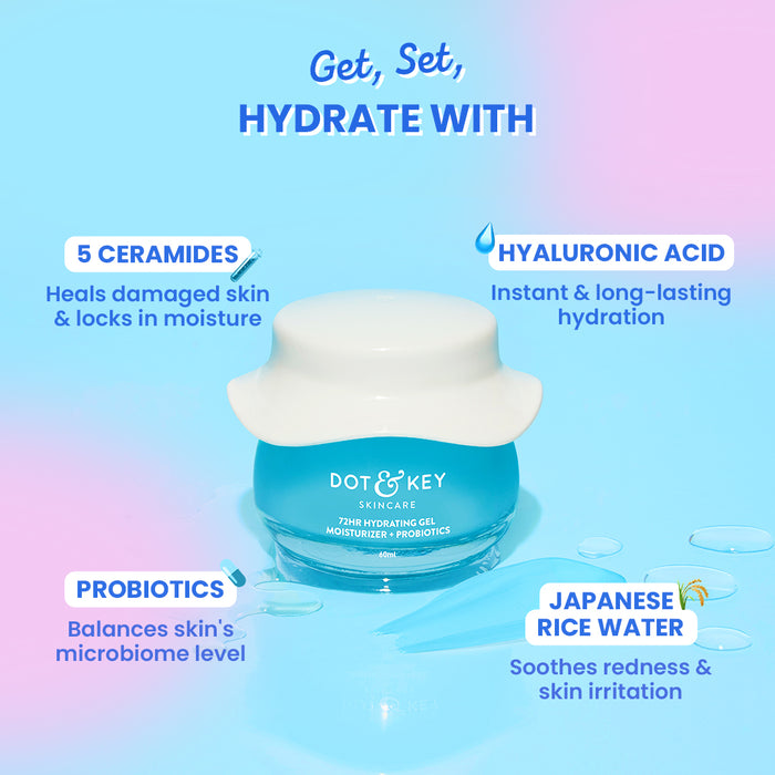 72HR Hydrating Gel Moisturizer + Probiotics