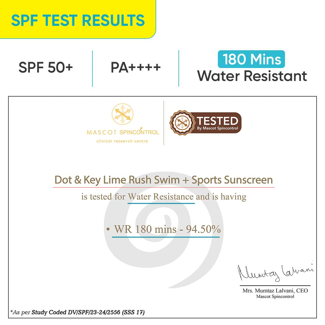 Swim + Sports Sunscreen SPF 50+ (Water Resistant) – Dot & Key