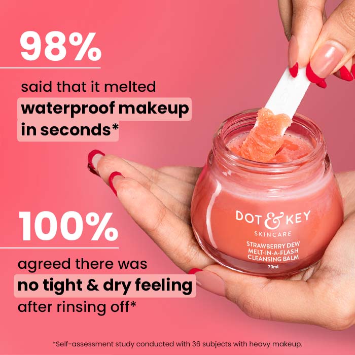 Strawberry Dew Cleansing Balm for Dewy Skin