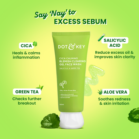 Cica + Salicylic Acid Face Wash for Oily Skin