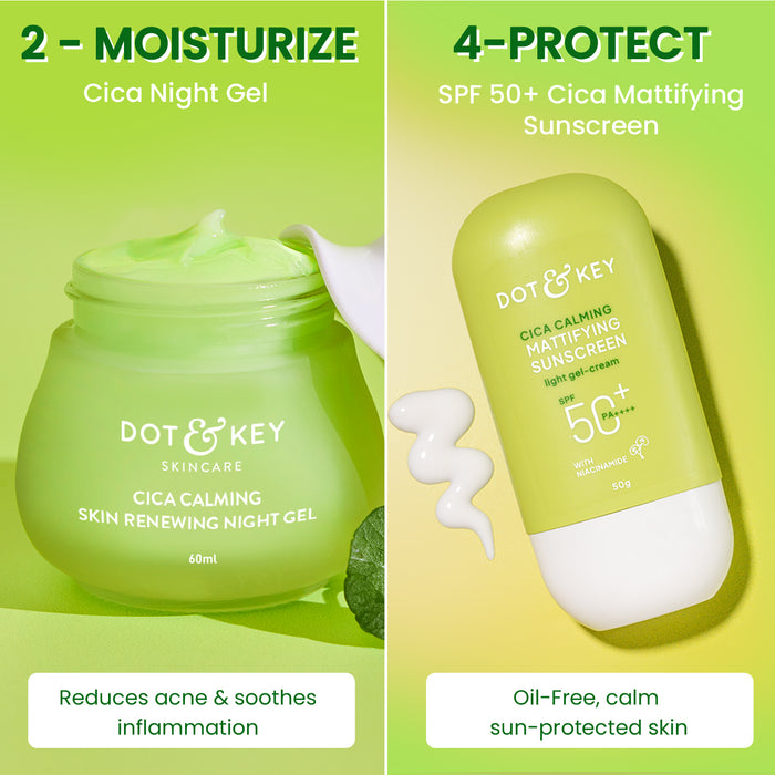 Super Cica & Salicylic Anti Acne Routine