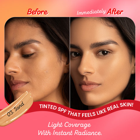 Strawberry Dew Tinted Sunscreen SPF 50+ PA++++ With New-Age UV Filters
