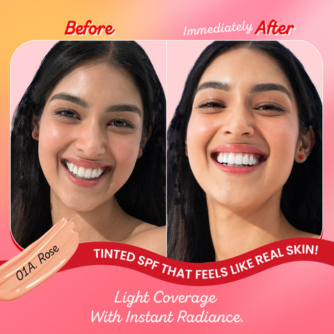 Strawberry Dew Tinted Sunscreen SPF 50+ PA++++ With New-Age UV Filters