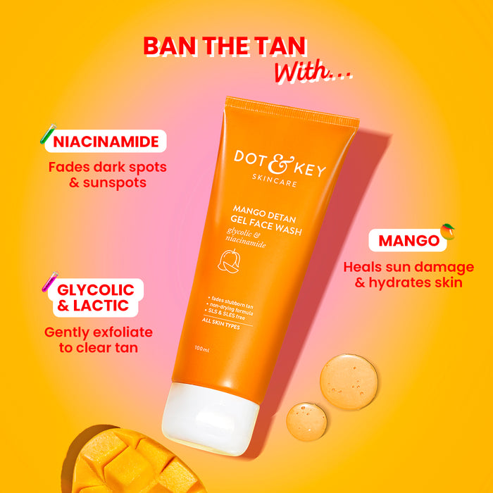 Mango Detan Gel Face Wash