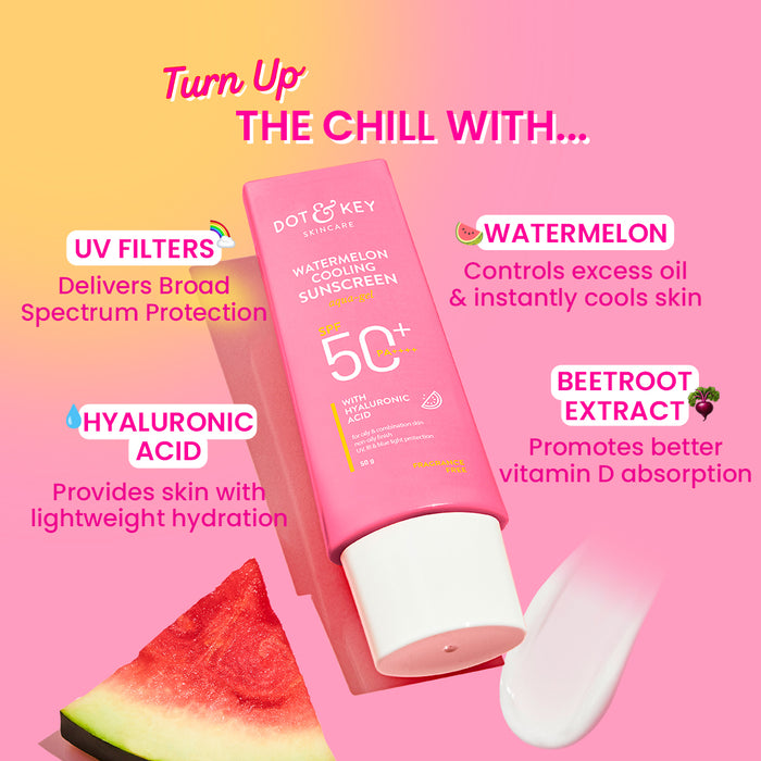 Watermelon Cooling Hyaluronic Sunscreen SPF 50+