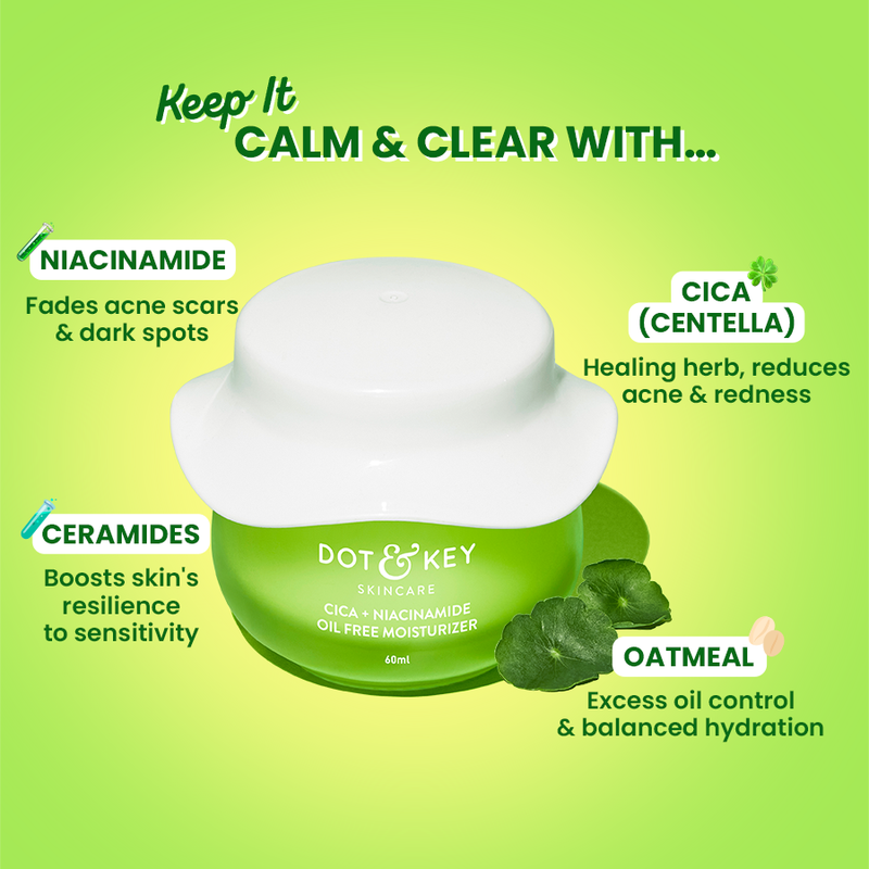 Cica (Centella) + Niacinamide Oil Free Moisturizer