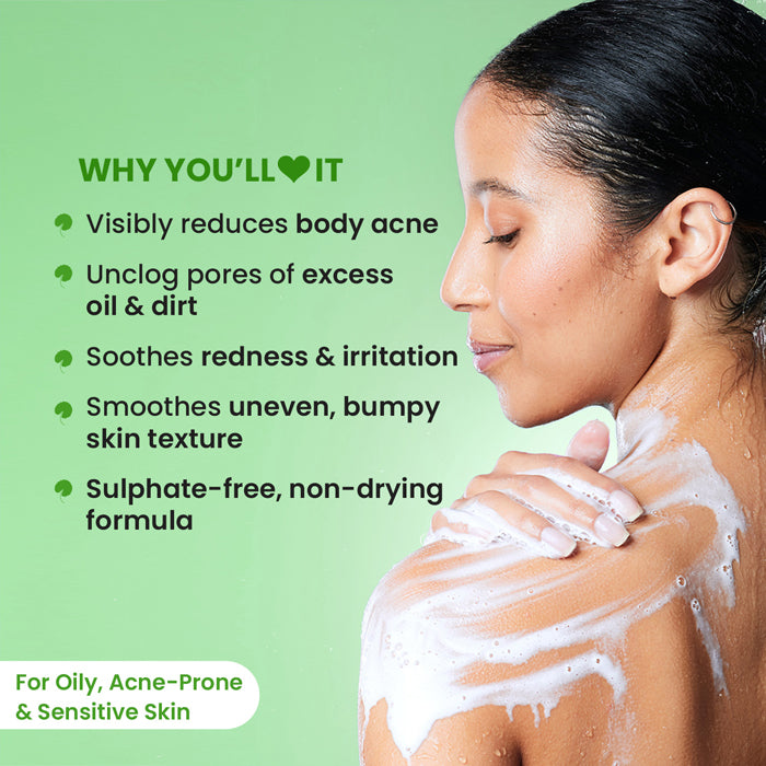 Cica + 1% Salicylic Acid Exfoliating Shower Gel