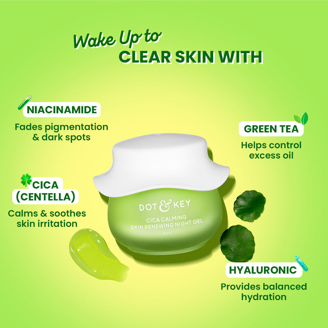 Dot & Key Cica + Niacinamide Night Gel 60ml